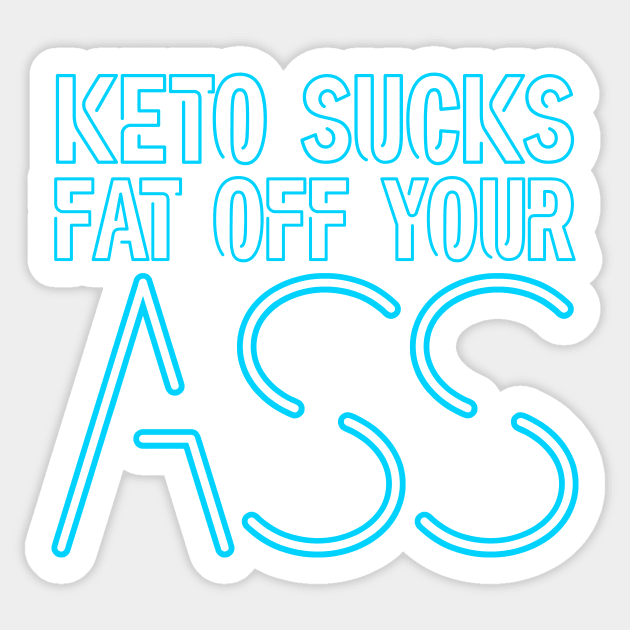 Keto Ass Sticker by FurryBallBunny